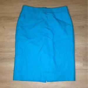 J.Crew No.2 Pencil 100% Wool Skirt size 6